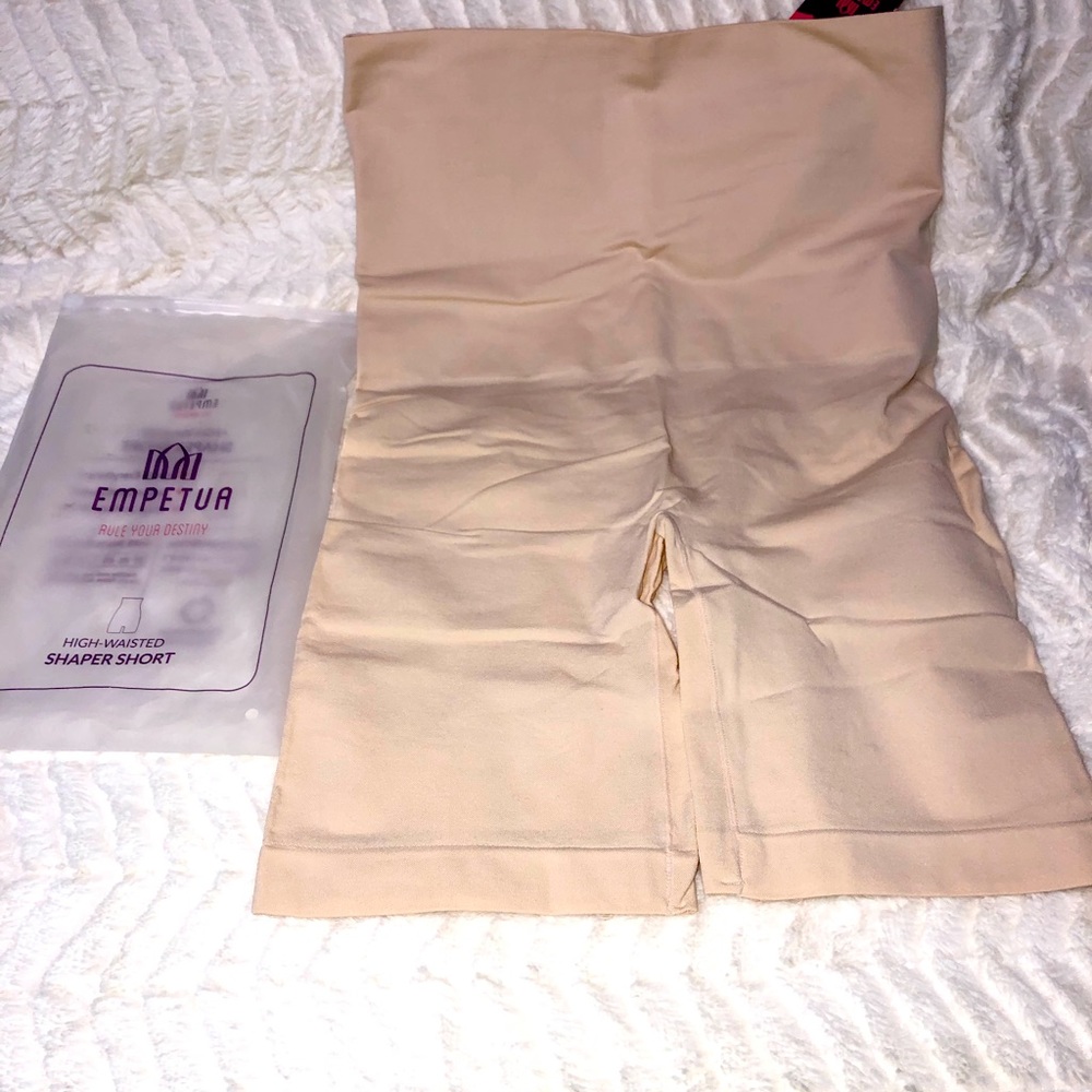 EMPETUA High-Waisted Shaper Shorts.